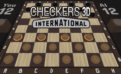 Checkers 3D International