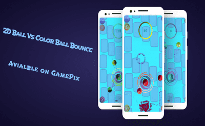 2D Ball Vs Color Ball Bounce